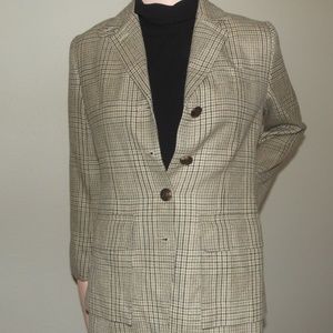 Ralph Lauren Polo Plaid Sport Coat tan/brown